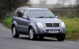 SsangYong Rexton cornering