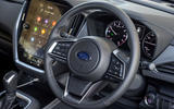 subari crosstrek review 2024 12 sterring wheel