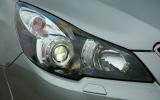 The headlights are extended and show off the internal components for a high-tech feel Subaru Legacy xenon headlights