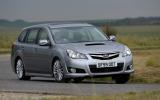 Ride is poor, but diesel pulls smoothly, gearbox permitting Subaru Legacy cornering