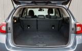 The wide and long opening to the Subaru Levorg's boot