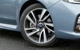 The Subaru Levorg comes with daimond cut alloys