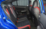 Subaru WRX STI rear seats