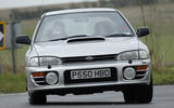 Subaru Impreza 2000 Turbo front cornering