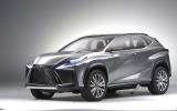 no title Dramatic Lexus LF-NX concept targets Range Rover Evoque