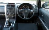 Brittle-feeling trim but no arguing with build quality Suzuki Grand Vitara dashboard
