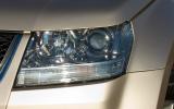 Standard halogen headlights very effective, especially on full beam Suzuki Grand Vitara headlights