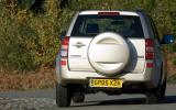Monocoque chassis provides decent  on-road manners,  but nothing more Suzuki Grand Vitara rear cornering