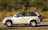 Beyond 70mph, engine noise becomes intrusive Suzuki Grand Vitara side profile