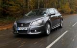 It is at its best unhurriedly cruising along mixed urban and suburban roads Suzuki Kizashi front quarter
