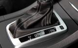 White stitching contributes to the understated quality of the cabin Suzuki Kizashi CVT gearbox