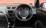 Not all models get a reach-adjustable steering wheel Suzuki Swift dashboard