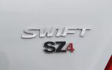 The SZ4 sits at the top of the Swift range, although there's a Sport too Suzuki Swift badging