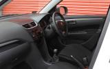 Good for space, supportive seats and a good driving position Suzuki Swift interior