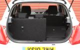 Boot has a meagre 204-litre capacity with rear seats up; there’s quite a lip, too Suzuki Swift boot space