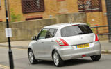 Suzuki Swift rear cornering
