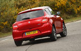 Suzuki Swift rear cornering