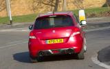 Suzuki Swift Sport rear cornering
