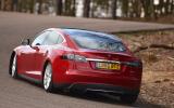 Tesla Model S P90D rear cornering
