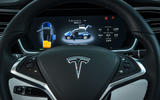 Tesla Model X instrument cluster