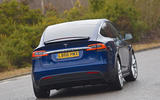 Tesla Model X rear cornering
