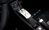 The heater, air conditioning and battery-sapping heated seats are controlled from here Tesla Roadster automatic gearbox