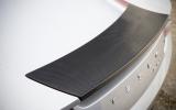 The rear spoiler is made of carbonfibre, just like most of the bodywork Tesla Roadster rear spoiler