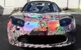 Tesla reveals Roadster art car 