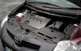 Engine is uncannily smooth on start-up and revs cleanly Toyota Auris engine bay