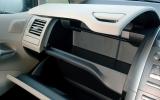 Double glove box is spacious enough, if unnecessarily complex Toyota Auris glovebox