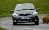 High centre of  gravity doesn’t help the Auris’s handling: it’s prone to high levels of body roll Toyota Auris cornering