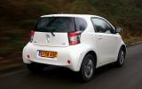 It may be small, but the IQ weighs more than a Fiat 500 Toyota iQ rear quarter
