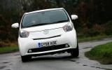 The iQ has an inherently stable and predictable chassis Toyota iQ cornering