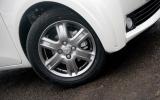 Smart 15in alloy wheels are standard on all iQs 15in Toyota iQ alloy wheels