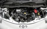 The engine is eager and willing to rev cleanly to its red line Toyota iQ engine bay