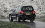 Toyota Land Cruiser rear cornering