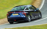 Toyota Mirai rear cornering