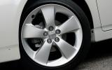 Seventeen-inch alloys are standard on top-spec T Spirit, base car gets 15-inch wheels and plastic trim 17in Toyota Prius alloy wheels