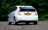 There's a decent degree of agility and composure should you be faced with an emergency situation Toyota Prius rear cornering
