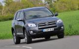 Suspension is firm for good handling but soft enough for a smooth ride Toyota RAV4 cornering