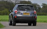 Six-speed manual is light and accurate, and ratios are well chosen  Toyota RAV4 rear cornering