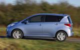 Ride and body control are better than you might expect of a mini-MPV Toyota Verso-S side profile