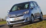On B roads the Verso S provides a progressive and well resolved balance between a soft ride and predictable, responsive handling Toyota Verso-S cornering