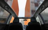 The roof totally alters the interior appeal, plus it’s UV resistant and you get a full-length powered blind on the inside Toyota Verso-S panoramic roof