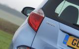 The rear is inoffensive and allows for a usefully low load height Toyota Verso-S rear light