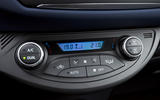 Toyota Yaris Hybrid climate controls