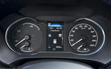 Toyota Yaris Hybrid instrument cluster