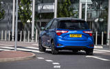 Toyota Yaris rear cornering