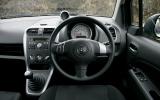 Cabin design is simple, but still imaginative Vauxhall Agila dashboard