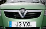 The front grille gives the Agila a considerable advantage in the styling department Vauxhall Agila front grille